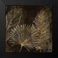 thumbnail image 2 of Jensen, Asia 20x20 Black Modern Framed Museum Art Print Titled - Golden Tropics I, 2 of 5