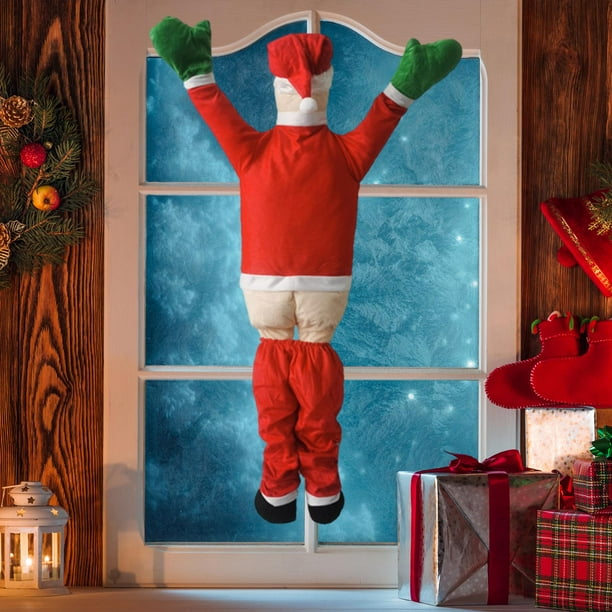 Figura De Papá Noel Que La Pared Papá Noel Para Celebración Altura 170 Cm Altura 170cm Macarena muñeca santa