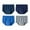 Blue3, variant on Posijego Men's and Women's Underwear 4 Pack Elastic High Waist Cotton Panties Full Coverage Briefs Plus Size