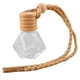 thumbnail image 2 of 8ML Diamond-shaped Perfume Bottle Car Perfume Bottle Pendant Transparent Glass Empty Bottle Perfume Bottle Car Pendant, 2 of 9