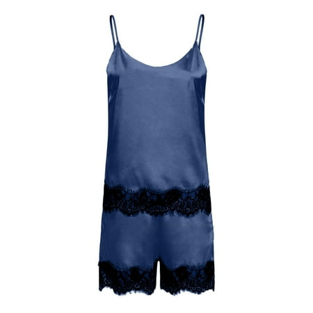 

JeashCHAT Sexy Lingerie for Women Sexy Lace Lingerie Sleepwear Satin Silk Babydoll Nightwear Pajamas