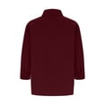 thumbnail image 6 of TGSLY Women's Corduroy Shirts Lightweight Soft Collared Button Down Blouses Relaxed Dressy Casual Long Sleeve Solid Color Tops with Pocket XL, 6 of 9