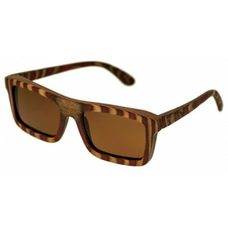 Parkinson S121bn Sunglasses, Cherry Zebra Frame, Brown Lens
