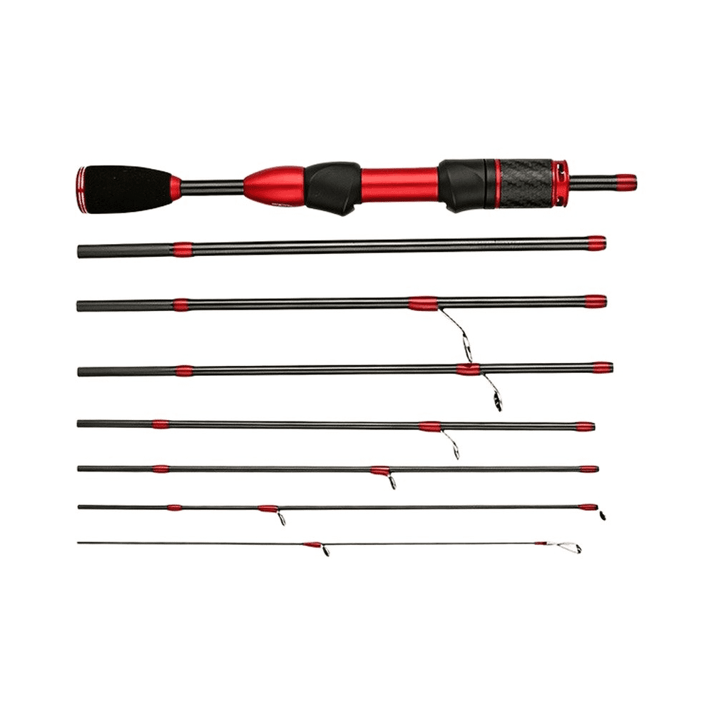 Mosiee 1.68/1.8M for Multi-Piece Rod Carbon Ultralight Shrink 27cm Bait Weight 2-8G Spinnings Rod 1.8M
