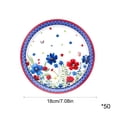 thumbnail image 3 of 50 Pcs Memorial Day Paper Plates 7" - 4th of July Patriotic Party Supplies, Independence Day & Veterans Day Party Decor (A), 3 of 6