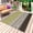 Yellow, variant on Turquoise Floral Outdoor Rug for Patio/Deck/Porch, Non-Slip Large Area Rug 4 x 6 Ft, Modern Farmhouse Leaves Gray Striped Indoor Outdoor Rugs Washable Area Rugs, Reversible Camping Rug Carpet Runner