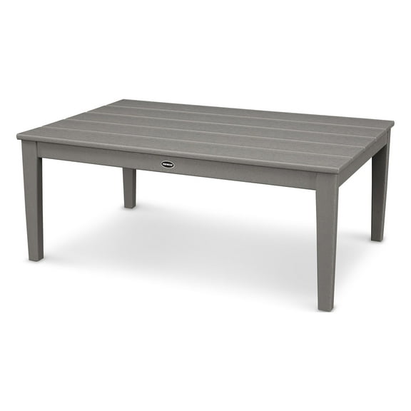 POLYWOOD Newport 28" x 42" Coffee Table in Slate Grey