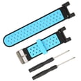 thumbnail image 4 of Pulsera con hebilla ventilada Correa de reloj de silicona con destornillador para reloj Amazfit TRex TRex Pro (negro azul), 4 of 5
