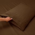 thumbnail image 3 of Bed Sheets Set  1800 Series Deep Pocket Soft Microfiber 4 Piece Queen Sheet Sets  Gray, 3 of 6