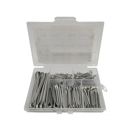 230Pcs Stainless Steel Cotter Pins Set In 6 Sizes For Secure Fastening