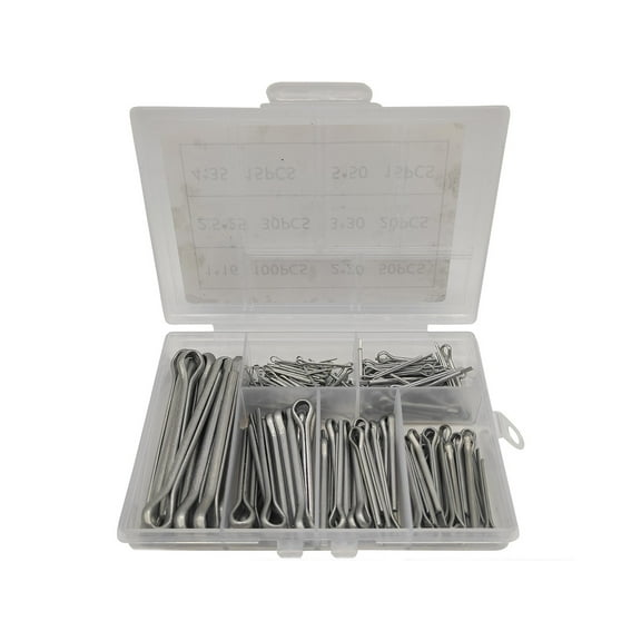CAIJIEXI Cotter Pin Variety Pack 230PCS with Storage Case for Easy Organization