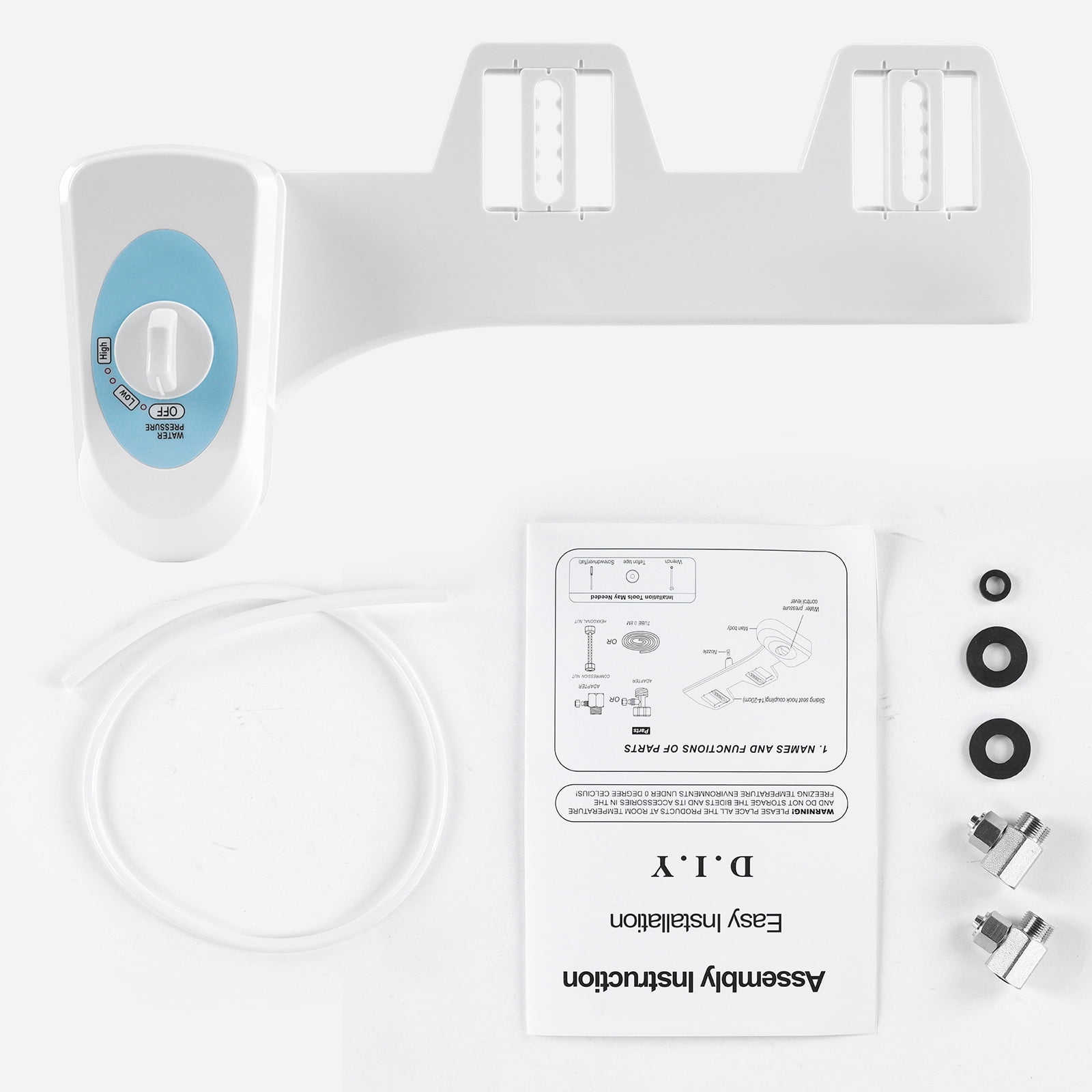 Bidet Toilet Seat Attachment for Toilet Self-Cleaning Nozzle Bidet Toilet Seat with Cool Temperature Control, Nozzle Cleaning, Female Wash