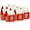 Red-10PCS, variant on Yucurem 10 Pack Christmas Wonderland Cottage Gift Boxes, 7.87 x 7 x 9 Inches House Shaped Christmas Boxes with Handle, Paper Treat Boxes for Holiday Party Favors
