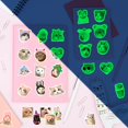 thumbnail image 3 of 50 Pcs Glow in The Dark Funny Meme Cat Stickers for Water Bottle, Adults Fun Cat Meme Laptop Decals, Waterproof Vinyl Kawaii Animal Sticker, Phone Case Luggage Scrapbook, Hard Hat Bumper Cat Lover, 3 of 6