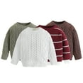 thumbnail image 3 of Chenyin Baby Girls Boys Knit Sweater Toddler Cotton Pullover Knit Tops Spring Fall Crewneck Long Sleeve Jumper for Unisex 12 Months -5 Years, 3 of 9