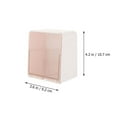 thumbnail image 2 of Yardwe Large Capacity Makeup Storage Box Cosmetic Balls Holder White ABS 1Pack, 2 of 8