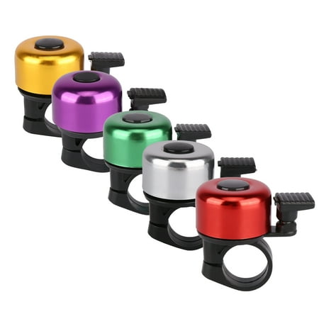 5 packs Bike Bicycle Bell Double-Ring Loud Crisp Clear Sound for Scooter Cruiser Ebike Tricycle Mountain Road Bike MTB BMX Electric (Best Bike Bell For Road Bike)