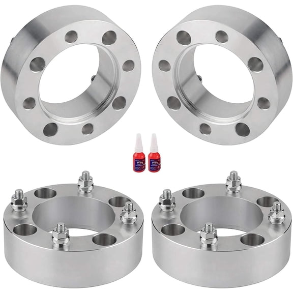 Richeer 2" Thick 4x137 Wheel Spacers for ATV Can-am Bombardier Commander ATV with M10x1.25 Studs & 110mm Center Bore