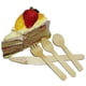thumbnail image 5 of 100 cucharas de madera desechables para pastel, helado, vajilla, suministros para fiestas, 5 of 7