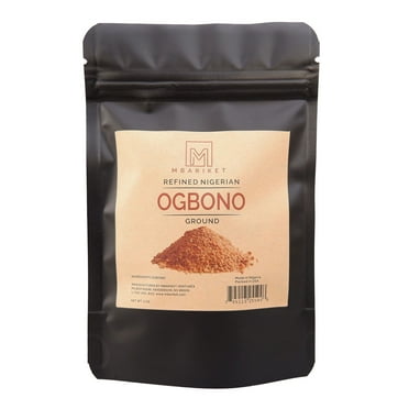 Ogbono – Mbariket Nigerian Ground Wild Mango Seeds, 1 oz | Authentic African Soup Thickener from Abakaliki, Ebonyi State