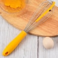 thumbnail image 2 of Mini es para cocinar, de cocina de material acero inoxidable, de alambre pequeño antiadherente para cocinar leche, huevos, hornear, Amarillo Yotijar mini batidores, 2 of 9