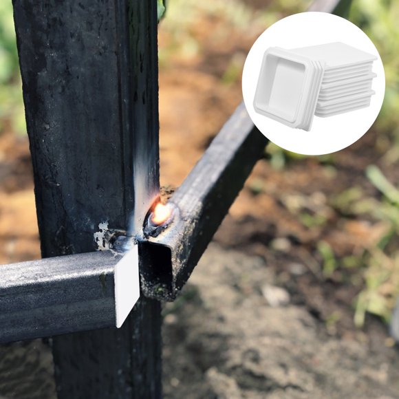FUEENIRVA 4Ud Cubierta Para Poste De Valla De Plástico Resistente Con Instalación Fácil Para Protección Exterior