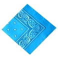 thumbnail image 3 of Cateissary Moda Hip Hop algodón pañuelo cuadrado bufanda negro rojo Paisley diadema impresa para mujeres/hombres/niños/niñas sombreros Almacenamiento y organización del hogar azul claro, 3 of 6