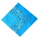 thumbnail image 3 of Cateissary Moda Hip Hop algodón pañuelo cuadrado bufanda negro rojo Paisley diadema impresa para mujeres/hombres/niños/niñas sombreros Almacenamiento y organización del hogar azul claro, 3 of 6