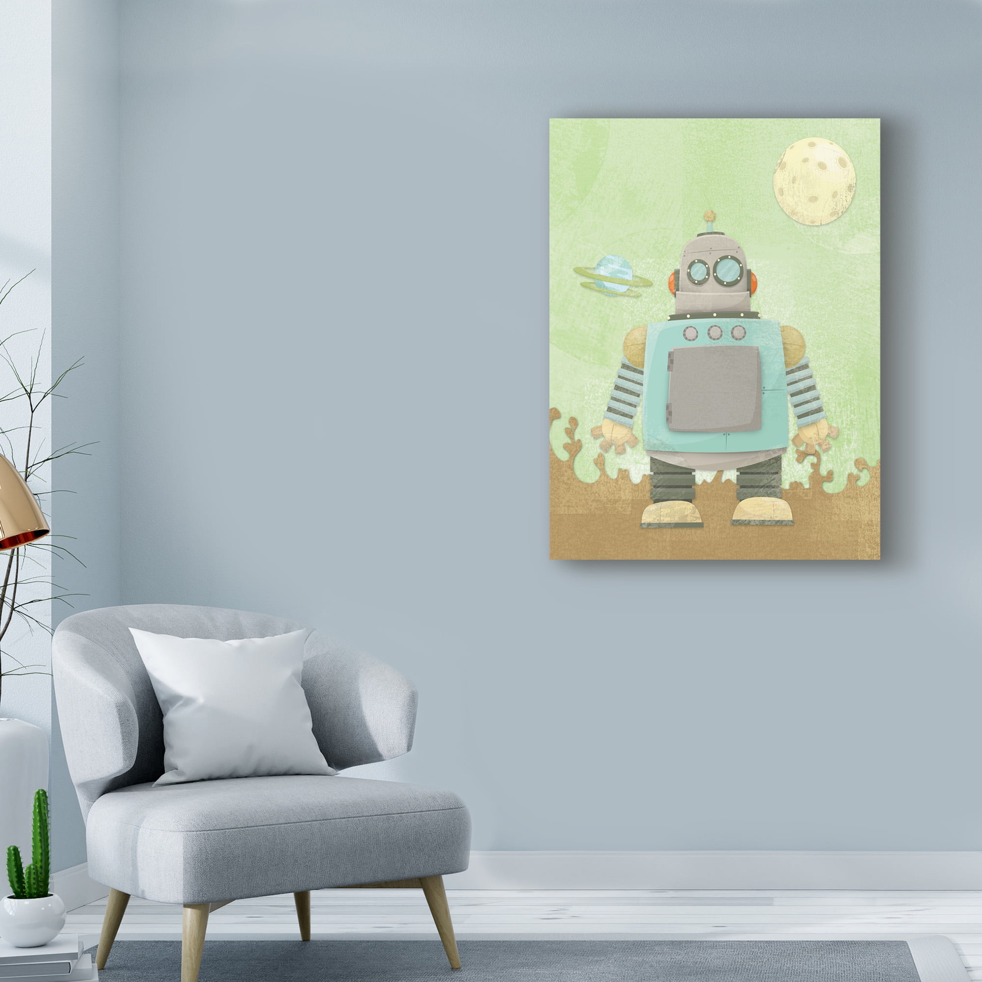 Trademark Fine Art 'Kids Robot' Canvas Art by Michael Murdock