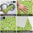 thumbnail image 4 of Xecao Guinea Pigs print Flannel Mat: Non-slip, 16x24in. Ideal for kitchen, bedroom, bath & living room., 4 of 9