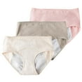 thumbnail image 4 of Orchip Women Organic Cotton Menstrual Panties Teen Girls Period Underwear Leak-Proof Protective Briefs,#11, 4 of 6