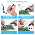 thumbnail image 3 of Tignapoo Adjustable Temperature Soldering Iron Kit with 15 Accessories - 60W, 5 Interchangeable Tips, Desoldering Pump, Tweezers, Wire Stripper, and Carry Bag for Electronics Repair, 3 of 6