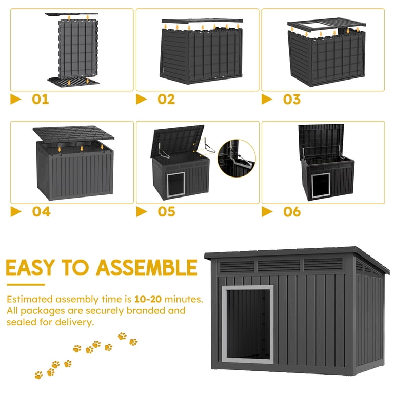 Bifanuo, Waterproof Dog House, 42.8