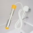 thumbnail image 1 of Immersion Water Boiler, Heating Rod, Portable 2000W For Washbasins, Plastic Buckets UK Plug 220V Home Travel Yellow Non-Automatic Power Off, 1 of 8
