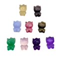 thumbnail image 2 of Piedras curativas de cristal natural, labradorita tallada, rosa, cuarzo transparente, amatista de ensueño, tallado de Hello Kitty, 2 of 4