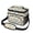 Dinosaur and Flower-1, variant on Dinosaur and Floral White Pattern Insulated Lunch Box for Women Men, Medium Leakproof Cooler Bag with Adjustable Strap, 10"x6.7"x8"