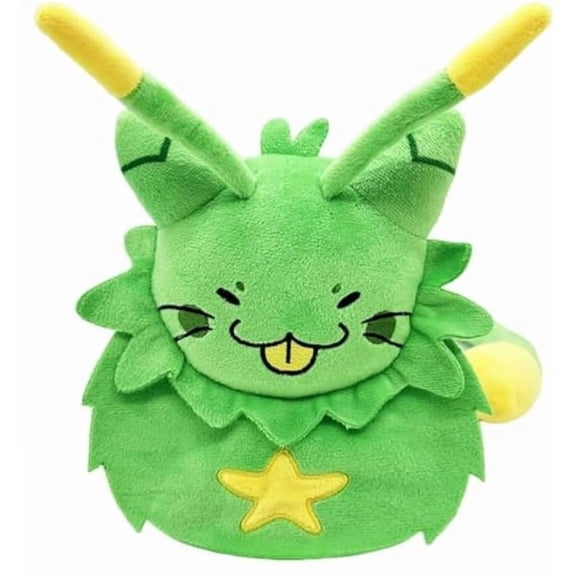 Gnarpy Regretavator Alien Cat Plush Toy 8-9 Inch Stuffed Animal (GREEN)