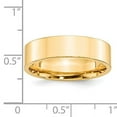 thumbnail image 7 of 14K Yellow Gold 6mm Standard Flat Comfort Fit Band Ring Size 7, 7 of 7