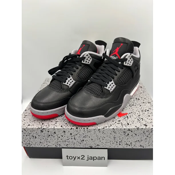 Ni - ke Ni - ke FV5029-006 Air Jordan 4 Retro Bred Reimagined Men's US 6-14 Authentic New