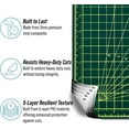 thumbnail image 3 of AdirOffice Tapis de Coupe Réversible Auto-Cicatrisant 12 Po x 18 Po, Vert/noir 2 Pack, 3 of 9