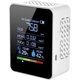 thumbnail image 1 of Carbon Dioxide Detector 5 in 1 Indoor Air Quality Detector CO2 Digital Meter TVOC HCHO Temperature Humidity Monitor Backlight Tester (White), 1 of 5