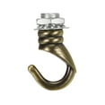 thumbnail image 3 of Uxcell Alloy Ceiling Hook 23mmx31mm for Ceiling Pendant Light Plate Bronze, 3 of 5