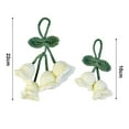 thumbnail image 6 of Hyasfey 2 Pcs Flores Convallariae Pendants Knitted Contrast Color Soft Fabric DIY Material Shouolder Bag Schoolbag Decor Pandent Car Interior Pandent, 6 of 8