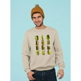 thumbnail image 2 of Pickle Jars Sweatshirt Men's -SmartPrintsInk Designs, 2 of 4