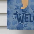 thumbnail image 4 of Afghan Hound Welcome Flag Canvas House Size, 4 of 4