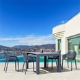 thumbnail image 2 of Compamia Air XL Extension 5 Piece Dining Set in Dark Gray, 2 of 7