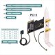 thumbnail image 2 of Adaptador de Tarjeta de Red InaláMbrica Bluetooth 5.1 WiFi 6 NGFF A/e-Key una SSD NVME M.2 NGFF Key-M para AX200, 2 of 5