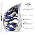 thumbnail image 2 of SUBSH Abstract Urns For Human Ashes Adult - Cremation For Ashes - Urn For Mom Ashes - Combo 1 Large & 2 Small - Funeral Urns For Adult Ashes Men - Urns For Ashes - Large Urn For Human Ashes Adult, 2 of 2