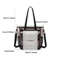 thumbnail image 2 of PLHWHYQ Waterproof Dustproof Clear Backpack, Large Capacity Transparent Adult Knapsack with Comfort Shoulder Straps, for School, Work, Stadium and Travel c-Purple One Size, 2 of 8