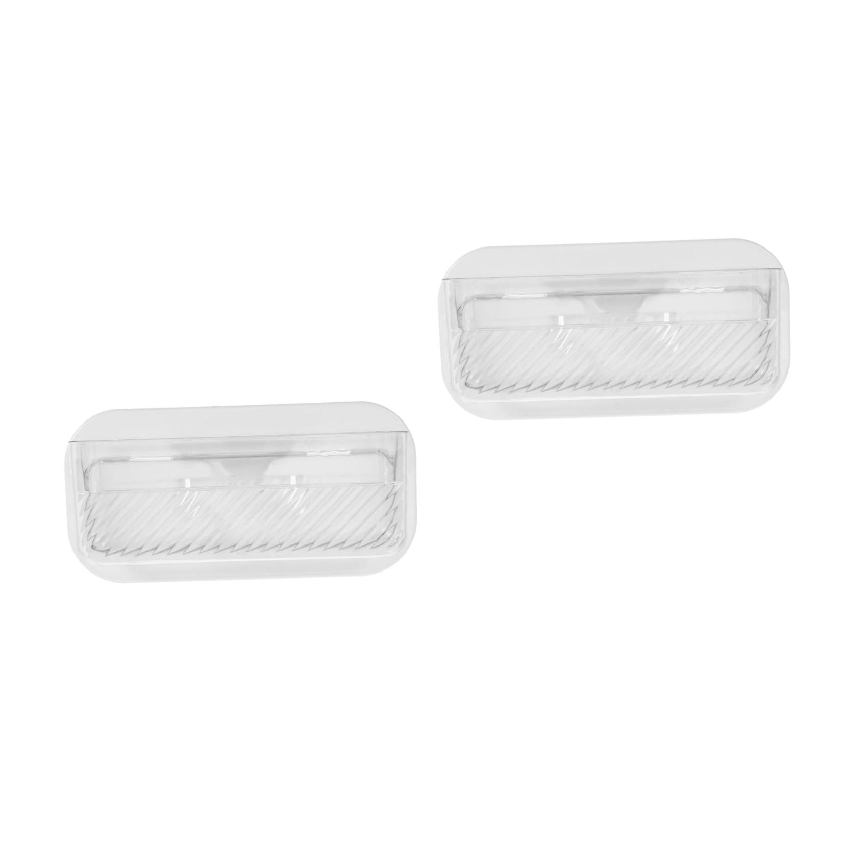 Worgeous 2pcs Wall Hanging Planter Wall Mounted Flower Vase Plastic Flower Pots Air Plant Holder Plant Container Wall Propagation Vases For Home Office Decor